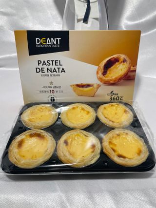 디앙뜨 포르투갈 에그타르트 오리지널 맛+패션후르츠+초콜릿타르트 맛 중 택1 — 5점을 준 리뷰어가 2021년 7월 올린 사용 사진
