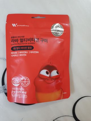 [푸름웰니스] 라바 멀티비타민 구미 36g — 5점을 준 리뷰어가 2022년 2월 올린 사용 사진