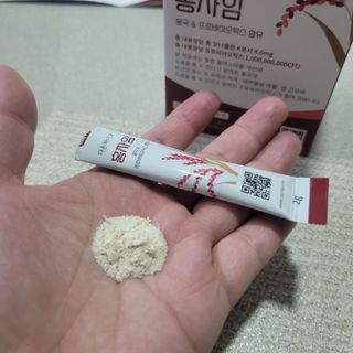 하루 1포로 콜레스테롤, 유산균, 고역가 소화효소까지 한번에 섭취! 다온바이오 홍자임 1개월분(30포) — 5점을 준 리뷰어가 2023년 1월 올린 사용 사진