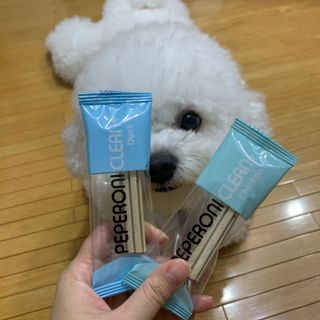 페페로니 2종 세트 클린플러스 덴탈껌 치킨+덕 — 4.5점을 준 리뷰어가 2021년 9월 올린 사용 사진