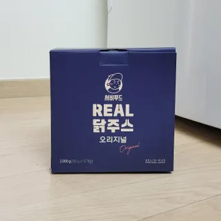서비푸드 리얼 닭주스 오리지널 200g 1세트 10개입 — 4점을 준 리뷰어가 2022년 1월 올린 사용 사진