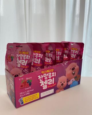 [팔도] 잔망루피젤리 믹스베리맛 42g 8개 — 4점을 준 리뷰어가 2022년 2월 올린 사용 사진