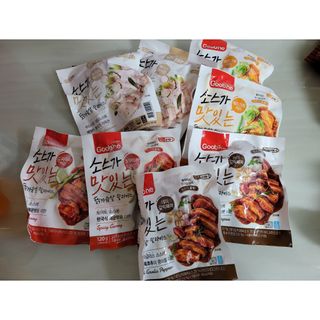굽네몰 [굽네] 소스가 맛있는 닭가슴살 슬라이스 4종 — 4.5점을 준 리뷰어가 2021년 4월 올린 사용 사진