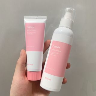 화이트리 채움 베리어 로션, 베리어 크림 세트 — 5점을 준 리뷰어가 2021년 2월 올린 사용 사진