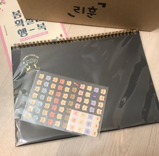 리훈 곰부 체크리스트+ 곰부 리무버블스티커 1장 — 5점을 준 리뷰어가 2021년 5월 올린 사용 사진