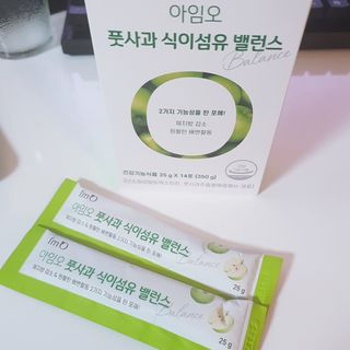 아임오 풋사과 식이섬유 밸런스 젤리 14포 — 5점을 준 리뷰어가 2021년 6월 올린 사용 사진
