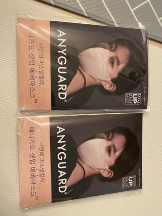애니가드 셋업메베마스크 (대형 4컬러 + 중형 4컬러) — 3.5점을 준 리뷰어가 2022년 4월 올린 사용 사진