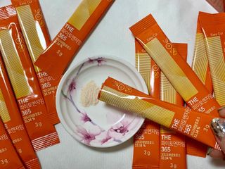 [닥터루템]맛있는 파인애플맛 과채효소 THE파이토엔자임365 1box (30포) — 5점을 준 리뷰어가 2022년 10월 올린 사용 사진
