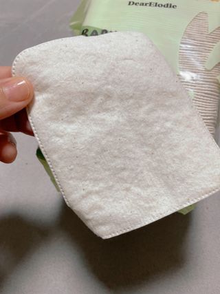 디어엘로디 유기농 무표백 건티슈 60매 — 4.5점을 준 리뷰어가 2022년 9월 올린 사용 사진