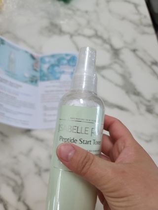 이사벨르와 펩타이드 스타트 토너 200ml 대용량 에센스토너 — 5점을 준 리뷰어가 2021년 4월 올린 사용 사진