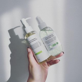 [녹산] 그린 솔루션 멀티 클렌징 오일 + 그린 솔루션 멀티 바디 미스트 — 5점을 준 리뷰어가 2022년 11월 올린 사용 사진
