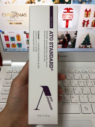 아토스탠다드 베이비크림 — 5점을 준 리뷰어가 2021년 1월 올린 사용 사진