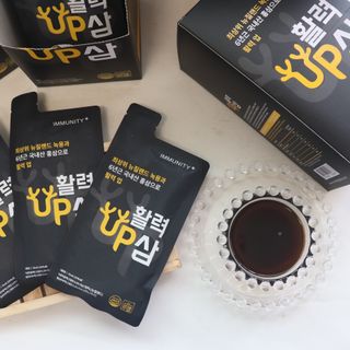 [이뮤니티플러스] 최고급녹용과 국내산 6년근 홍삼으로 활력업!!_ 활력UP삼 30포 1box — 5점을 준 리뷰어가 2022년 6월 올린 사용 사진