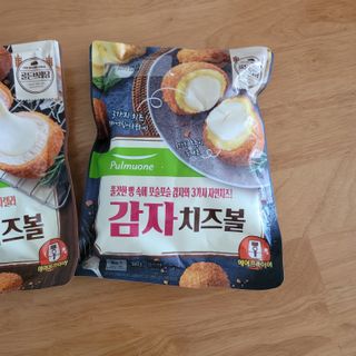 [풀무원] 치즈볼 2종-돈까스치즈볼, 감자치즈볼 — 5점을 준 리뷰어가 2021년 4월 올린 사용 사진