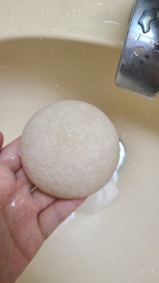 툴앤썸 로즈골드 에디션 치크or쉐딩 브러시+밀키 내추럴 스펀지+호빵 곤약 스펀지 — 5점을 준 리뷰어가 2021년 2월 올린 사용 사진