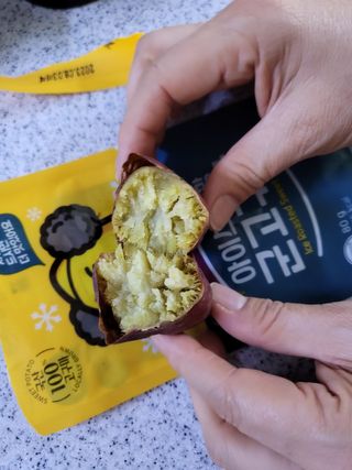 해뜨온 간편달콤 아이스 꿀맛군고구마80gx10개 — 5점을 준 리뷰어가 2021년 10월 올린 사용 사진