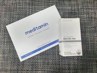 메디타민 원헌드레드 NAG — 5점을 준 리뷰어가 2021년 3월 올린 사용 사진