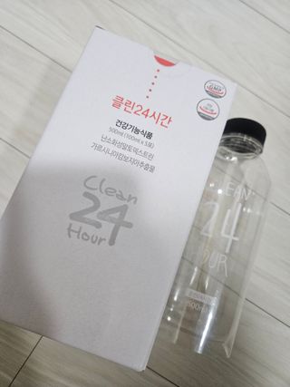 클린24시간 1BOX(5포) + 전용보틀(500ml) — 5점을 준 리뷰어가 2023년 5월 올린 사용 사진