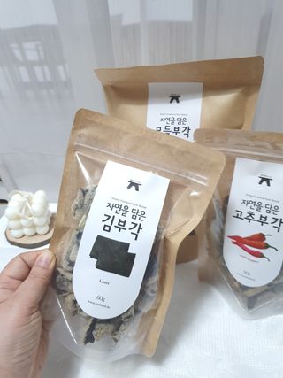 자연을담은모듬부각 — 5점을 준 리뷰어가 2022년 1월 올린 사용 사진