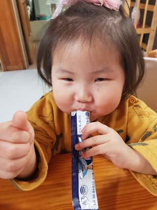키즈텐플러스 연세 키즈텐 플러스 1개월 — 5점을 준 리뷰어가 2021년 4월 올린 사용 사진