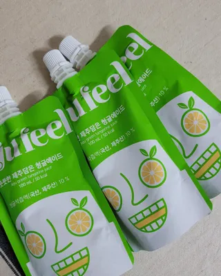 JEJUFEEL 풋풋한 제주담은 청귤에이드 — 5점을 준 리뷰어가 2022년 10월 올린 사용 사진