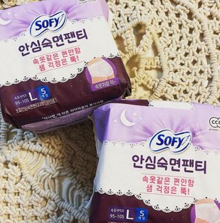 LG유니참 쏘피SOFY [SOFY] 안심숙면팬티 리뉴얼 — 5점을 준 리뷰어가 2021년 3월 올린 사용 사진