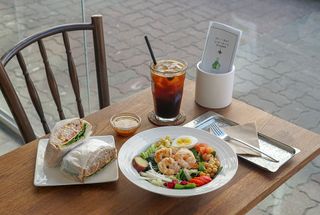 [실리그린] 샐러드 택1 + 샌드위치 택1 + 아메리카노1 — 5점을 준 리뷰어가 2021년 3월 올린 사용 사진