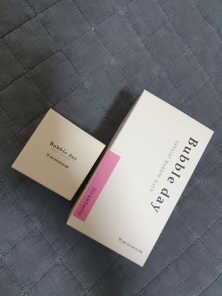 버블데이 아로마/과일 거품 입욕제 — 5점을 준 리뷰어가 2021년 7월 올린 사용 사진