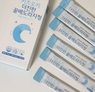 [이뮤니티플러스]우리아이 면역오키, 건강오키 _ 키즈오키 더진한꿀배도라지청 10포 1box — 5점을 준 리뷰어가 2022년 2월 올린 사용 사진