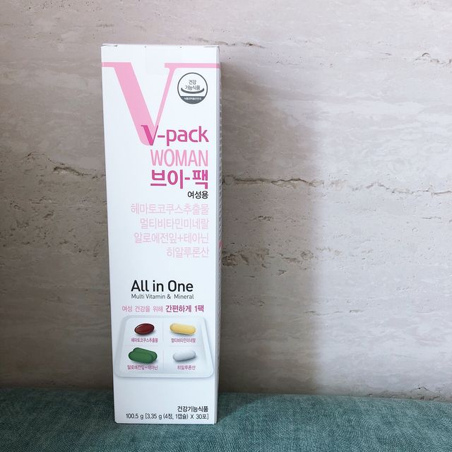 [안국약품] 브이팩 올인원 멀티비타민 여성용 리뷰 사진