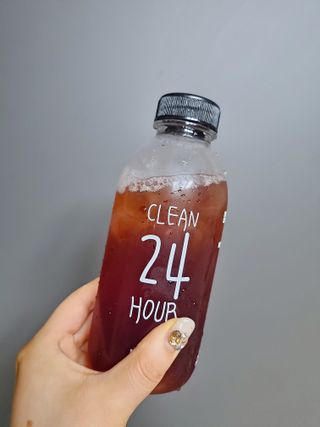 클린24시간 1BOX(5포) + 전용보틀(500ml) — 5점을 준 리뷰어가 2022년 7월 올린 사용 사진