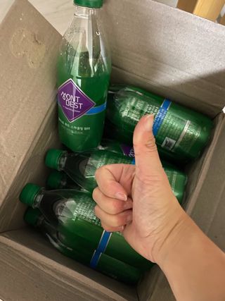 몽베스트 Montbest with Sparkling water Plain 20병 — 3.5점을 준 리뷰어가 2021년 11월 올린 사용 사진