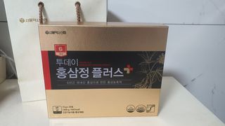 서울약사신협_투데이홍삼정플러스스틱_10g x 30포 — 5점을 준 리뷰어가 2021년 6월 올린 사용 사진