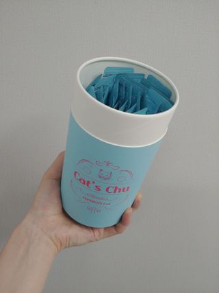 페페로니 잘 먹는 캣츄 - 원양선 참치 24개입 — 5점을 준 리뷰어가 2021년 8월 올린 사용 사진