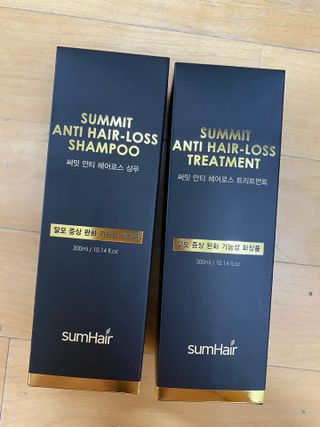 썸헤어 / SUMHAIR 썸헤어  써밋 안티 헤어로스 샴푸+트리트먼트 — 5점을 준 리뷰어가 2021년 6월 올린 사용 사진