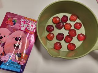 [팔도] 잔망루피젤리 믹스베리맛 42g 8개 — 5점을 준 리뷰어가 2022년 1월 올린 사용 사진