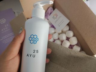 AYU25[아유트웬티파이브]피부 진정, 보습 와일즈 로즈 핸드워시 — 3점을 준 리뷰어가 2021년 5월 올린 사용 사진
