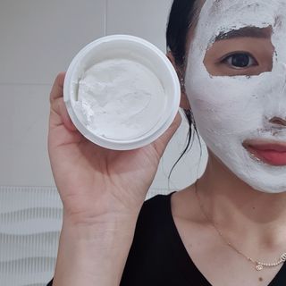 리더스코스메틱 리더스 밀크 스폰지 마스크 — 4점을 준 리뷰어가 2021년 6월 올린 사용 사진