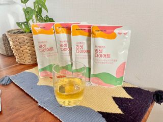 [경남제약헬스케어] 케어플러스 리셋 다이어트 청포도맛 100ml X 5포 (5일분) — 4점을 준 리뷰어가 2023년 5월 올린 사용 사진