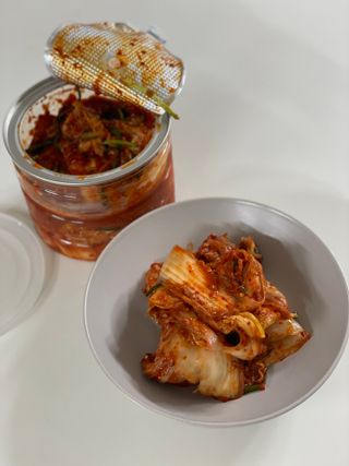 셰프애찬 알배기 겉절이 김치 1kg — 5점을 준 리뷰어가 2022년 9월 올린 사용 사진