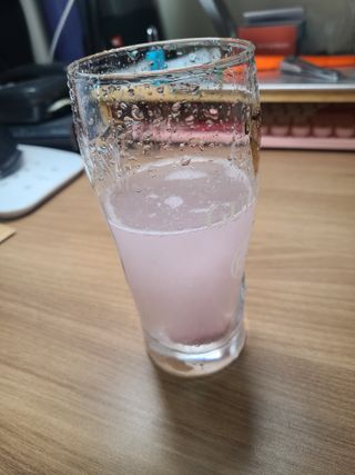 [슬림드랍 석류맛] 건기식 다이어트 보조제 겸 비타민 — 5점을 준 리뷰어가 2022년 2월 올린 사용 사진