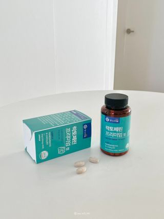 짱스마일 락토페린 프리미엄 정 1000ml x 60정 — 5점을 준 리뷰어가 2023년 1월 올린 사용 사진
