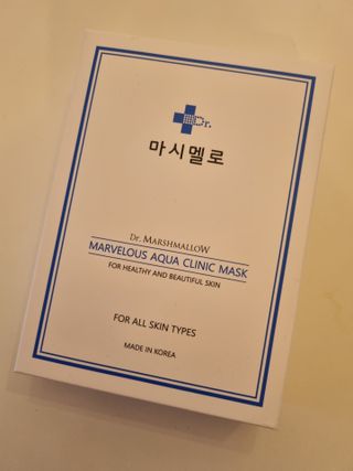 닥터마시멜로 닥터마스멜로 마블러스 아쿠아 클리닉 마스크 — 5점을 준 리뷰어가 2021년 6월 올린 사용 사진