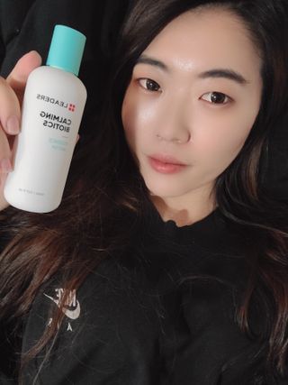 리더스코스메틱 리더스 카밍 바이오틱스 에센스 워터 — 5점을 준 리뷰어가 2021년 4월 올린 사용 사진