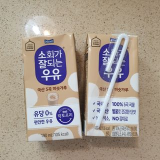 소화가 잘되는 우유 국산 5곡 미숫가루 — 3.5점을 준 리뷰어가 2021년 9월 올린 사용 사진