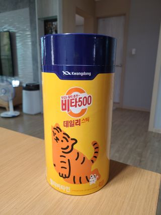 광동생활건강 프리 [광동] VB와 VC를 함유한 멀티 비타민 비타 500 데일리 스틱 180포 — 5점을 준 리뷰어가 2022년 6월 올린 사용 사진