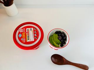 덴마크 *[구매평]하이(Hej!) 브랜드 패키지(요구르트, 그릭요거트) — 5점을 준 리뷰어가 2025년 8월 올린 사용 사진