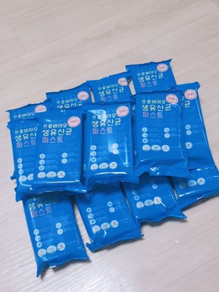 헬스업 핼스업 프로바이오 생유산균 퍼스트 — 5점을 준 리뷰어가 2021년 1월 올린 사용 사진