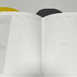 리훈 2023년 아이라이크 모눈 다이어리 미니달력 세트 — 5점을 준 리뷰어가 2022년 12월 올린 사용 사진