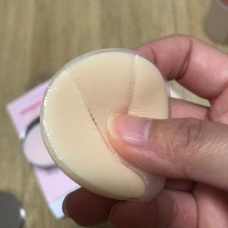 젤리팜 마이크로셀 실리콘퍼프 피치,오렌지 — 5점을 준 리뷰어가 2021년 11월 올린 사용 사진